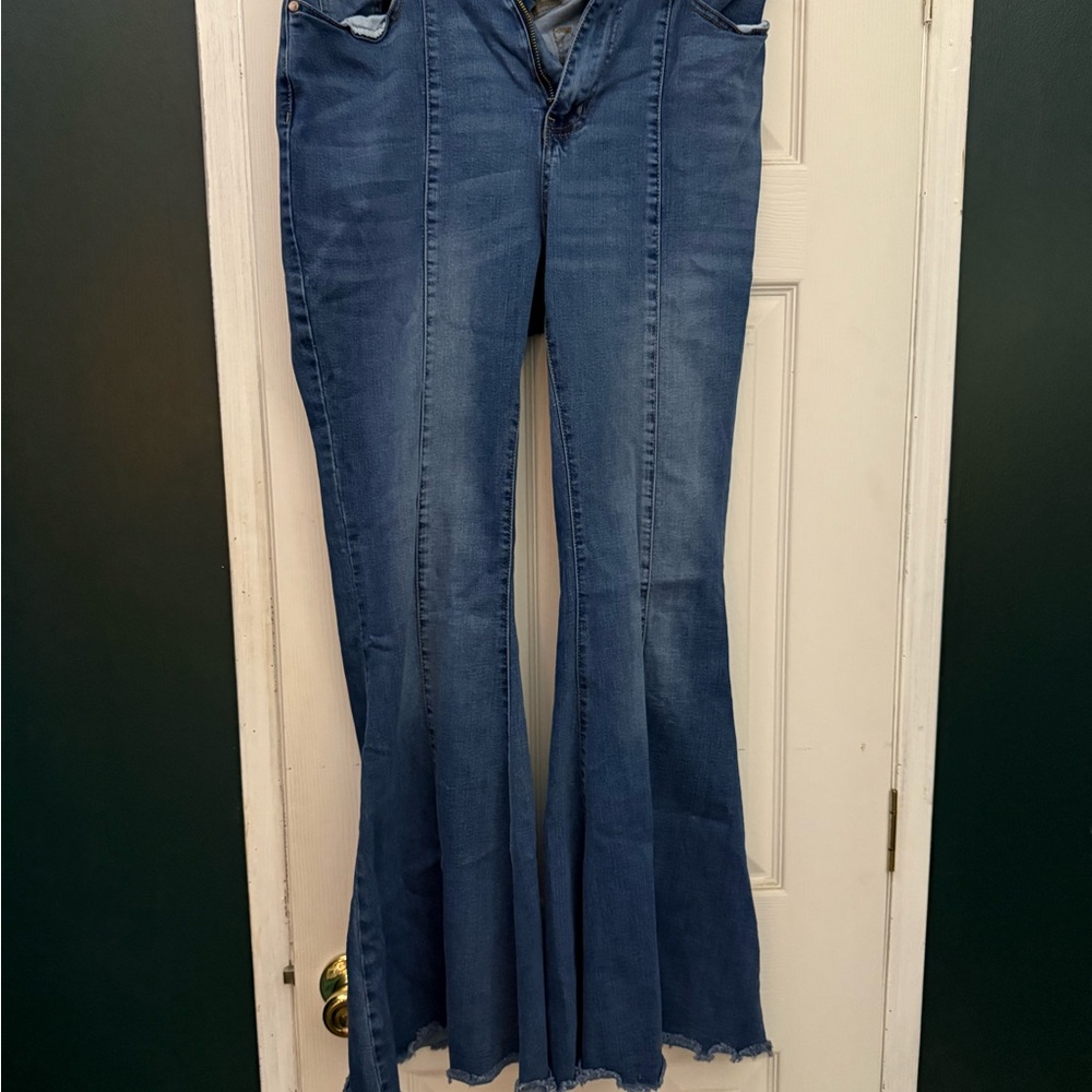 Blue Flared Women's Jeans